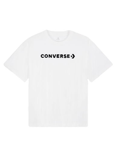 Тениска Converse Strip Wordmark Relaxed Бяло | 10024661-a01-102