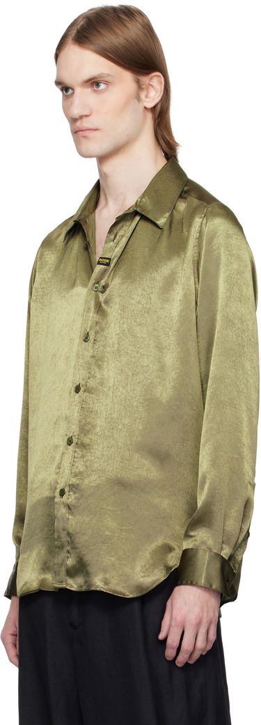 Шапка с козирка Martine Rose Martine Rose Classic Shirt Зелено | 401WS26417, 3
