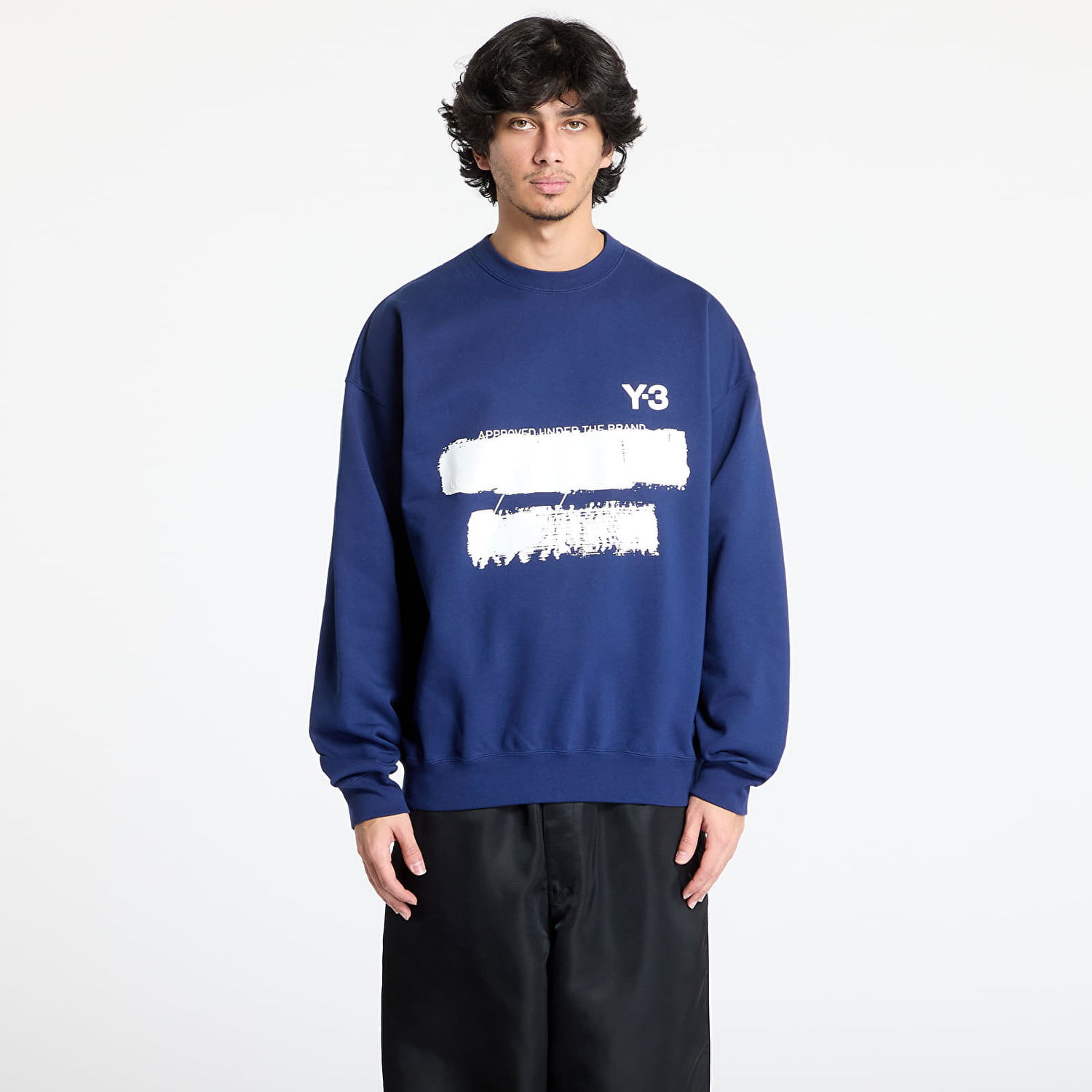 Суитчър Y-3 Y-3 Graphic Crew Sweatshirt Тъмно синьо | JM3232, 0