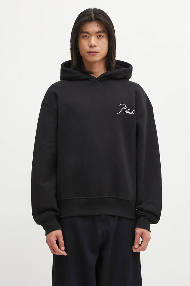 Classique Side Zip Smooth Cotton Hoodie