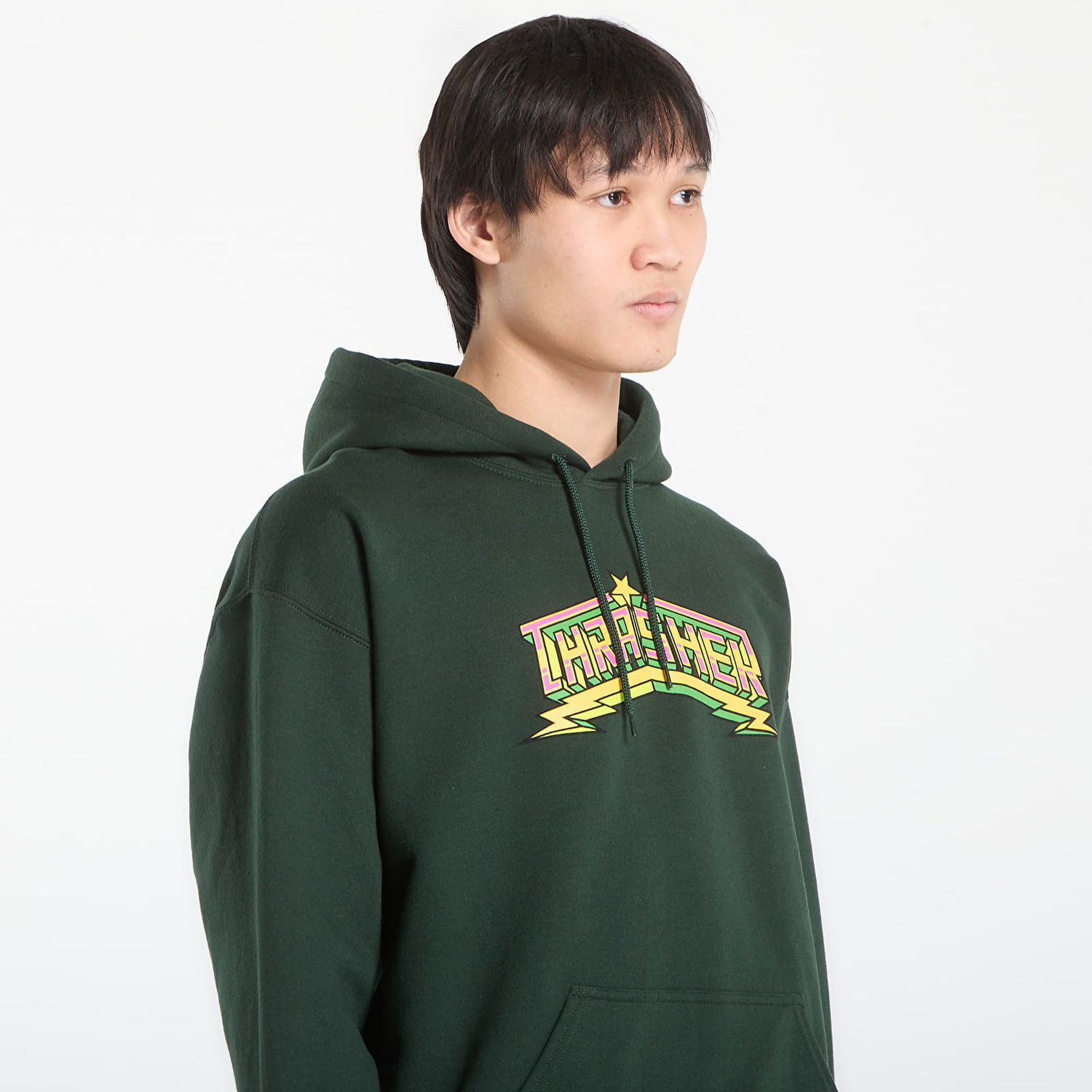 Суитчър Thrasher Luchadora Hoodie Зелено | 145852, 1