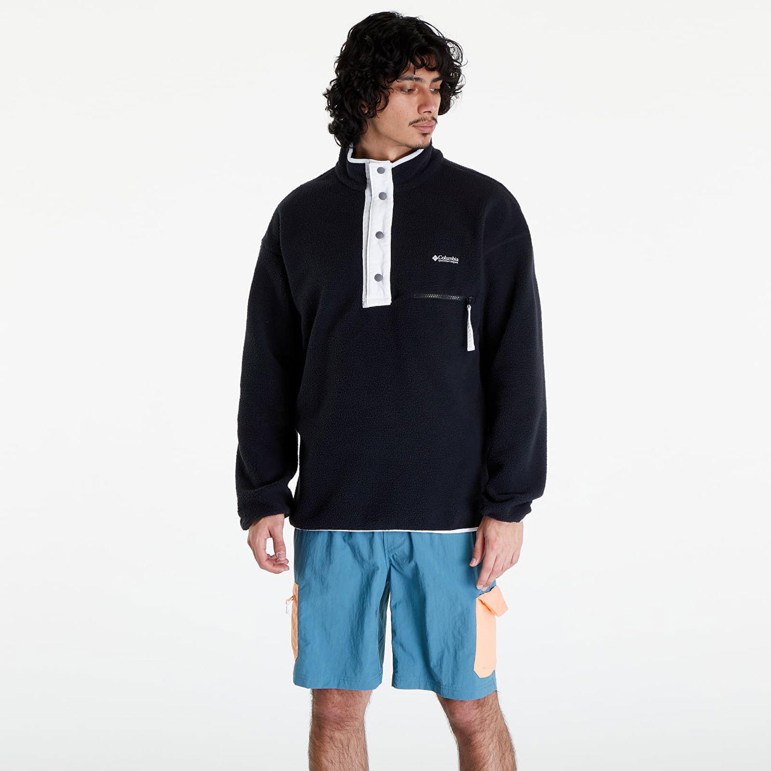 Суитчър Columbia Helvetia™ Half Snap Fleece Черно | 1889853019, 0