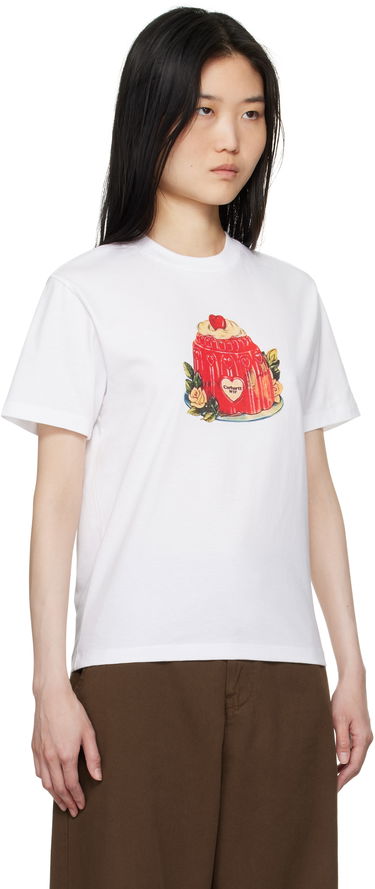 Тениска Carhartt WIP Short Sleeve Pudding Graphic T-Shirt Бяло | I034435_4, 3