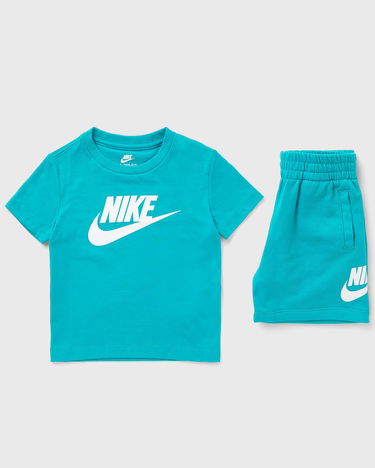 Комплект Nike Toddler T-Shirt and Shorts Set Тюркоазено | 86L596-BA2, 0