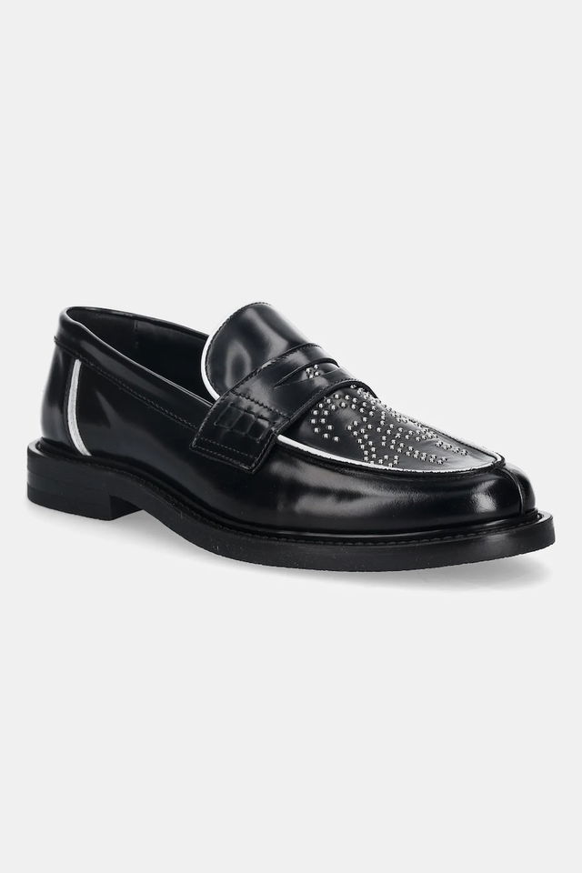 Leather Loafer Gowtu Studs