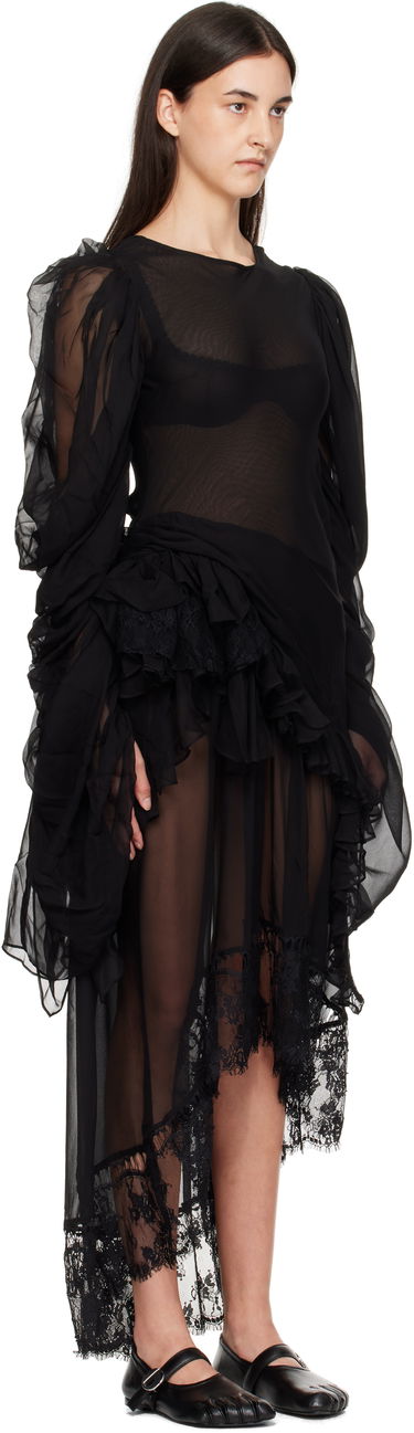 Pокля Collina Strada Collina Strada Simone Angelica Maxi Dress Черно | XX4043, 1