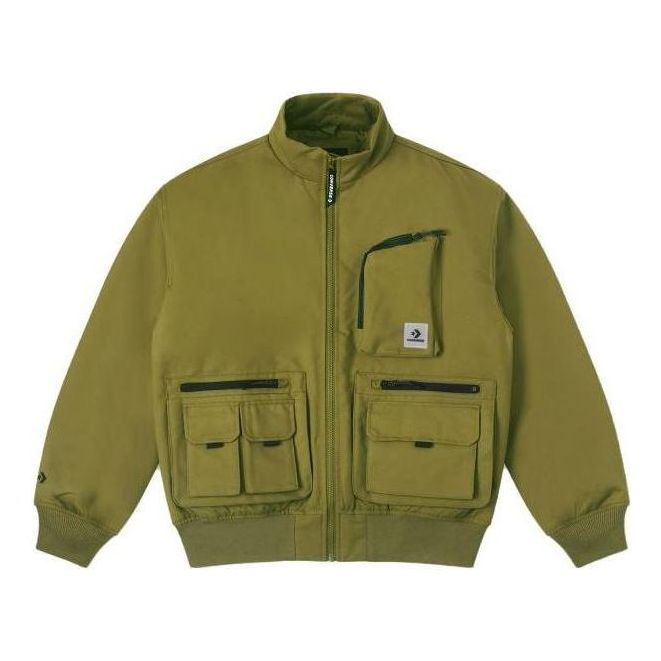 Яке бомбър Converse Short Bomber Jacket Зелено | 10025251-A02