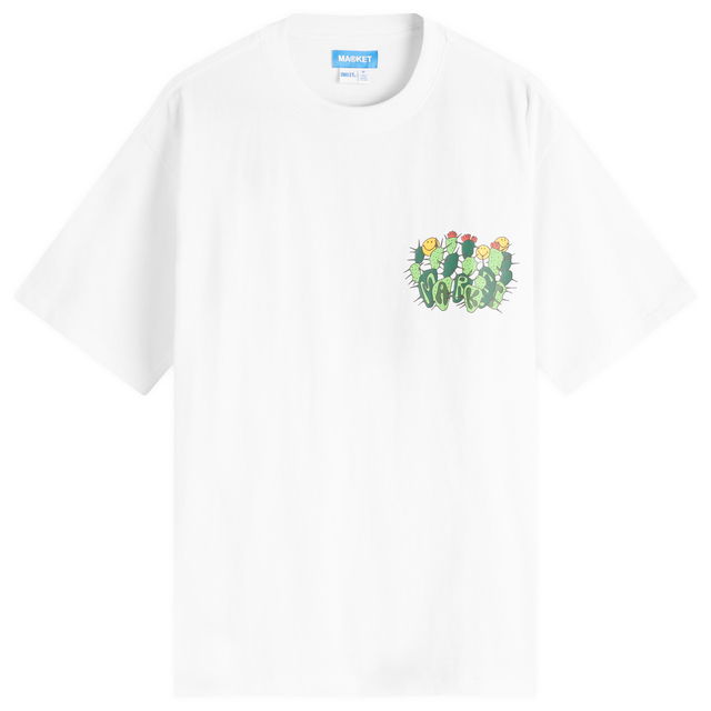 Smiley Cactus Graphic Tee, Size Large
