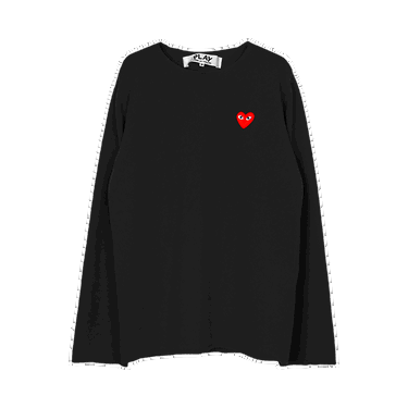 Пуловер Comme des Garçons PLAY Red Heart Crewneck Черно | AZ N068 051 1, 0