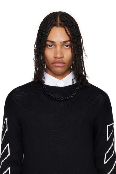 Колие Off-White Off-White Arrow Chain Necklace Черно | OMOB15MC99MET0011000, 1