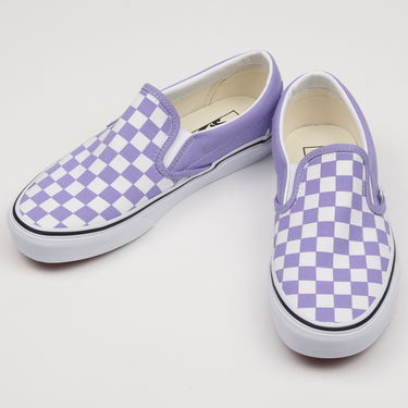 Кецове и обувки Vans Classic Slip-On Checkerboard Лилаво | VN0A38F7VLX, 2