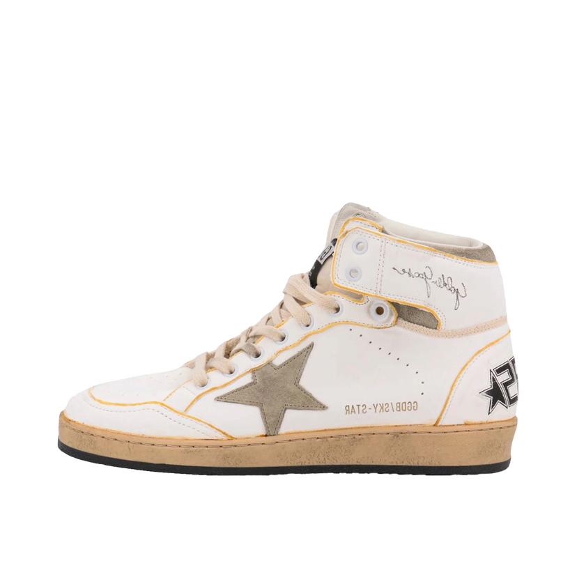 Кецове и обувки Golden Goose Skystar White Taupe Бяло | GMF00230-F004089-10961