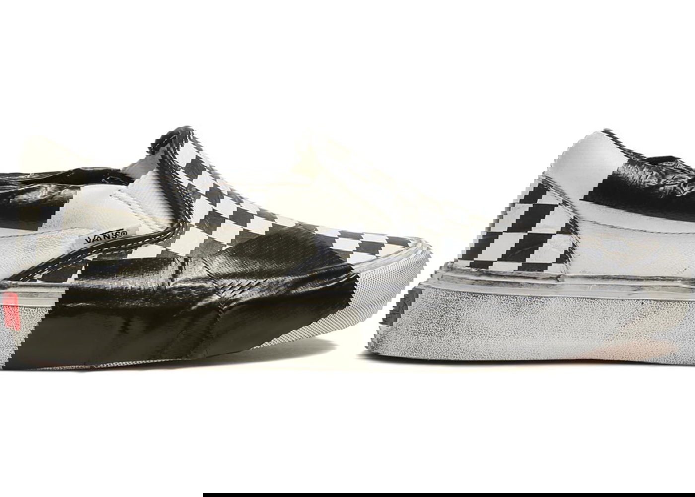 Кецове и обувки Vans Classic Slip-On VLT LX "Lux Duct Tape Checkerboard" Черно | VN0A3QXYBKC, 0