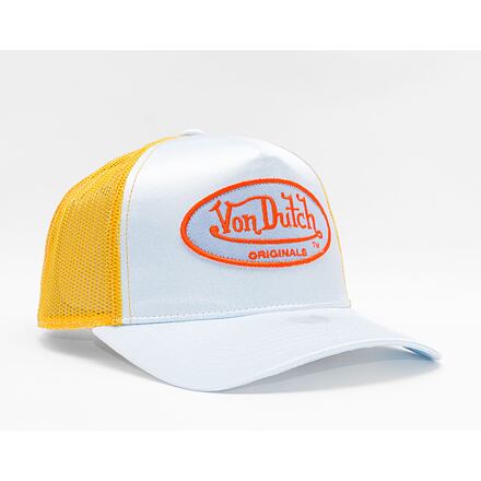 Шапка с козирка Von Dutch Trucker Cary Satin Lt.Blue/Gold Жълто | VD7030412, 0