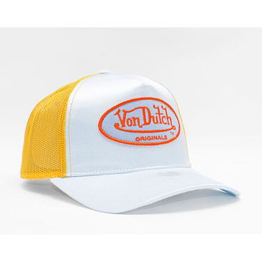 Шапка с козирка Von Dutch Trucker Cary Satin Lt.Blue/Gold Жълто | VD7030412, 0