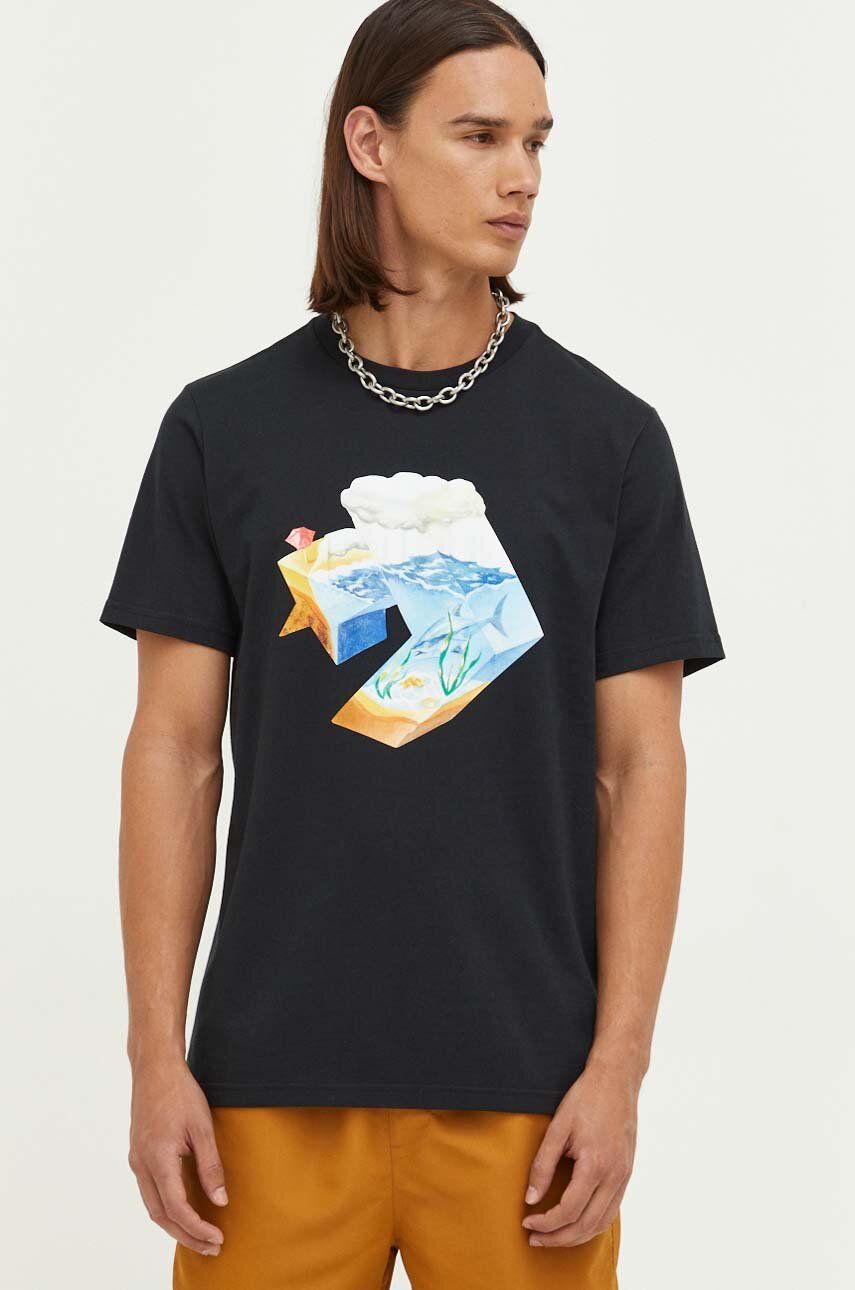 Тениска Converse Star Chevron Ocean T-Shirt Черно | 10024746.A01, 0