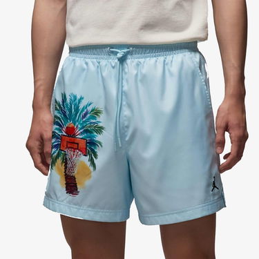 Къси панталони Jordan Jordan Essentials Poolside Basketball Print Shorts Синьо | IB7276-474, 0