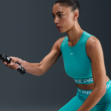 Сутиен Nike Dri-FIT Pro Training Crop Top Тюркоазено | FZ3615-345, 2