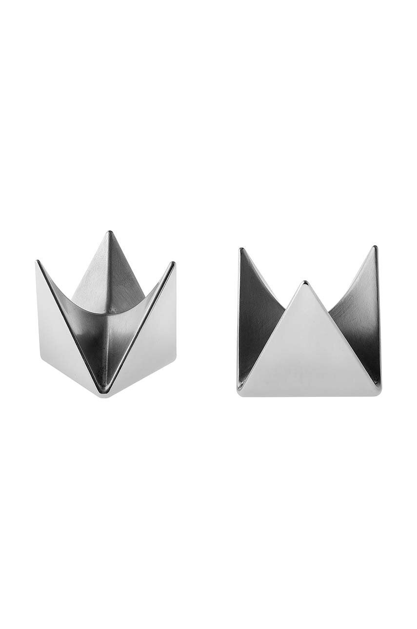 Домашен декор Alessi Egg Cup Roost 2-pack Металик | AGO01, 0