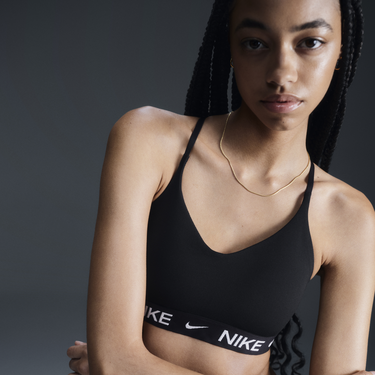 Сутиен Nike Sports Bra with Logo Band Черно | FD1062-011, 0