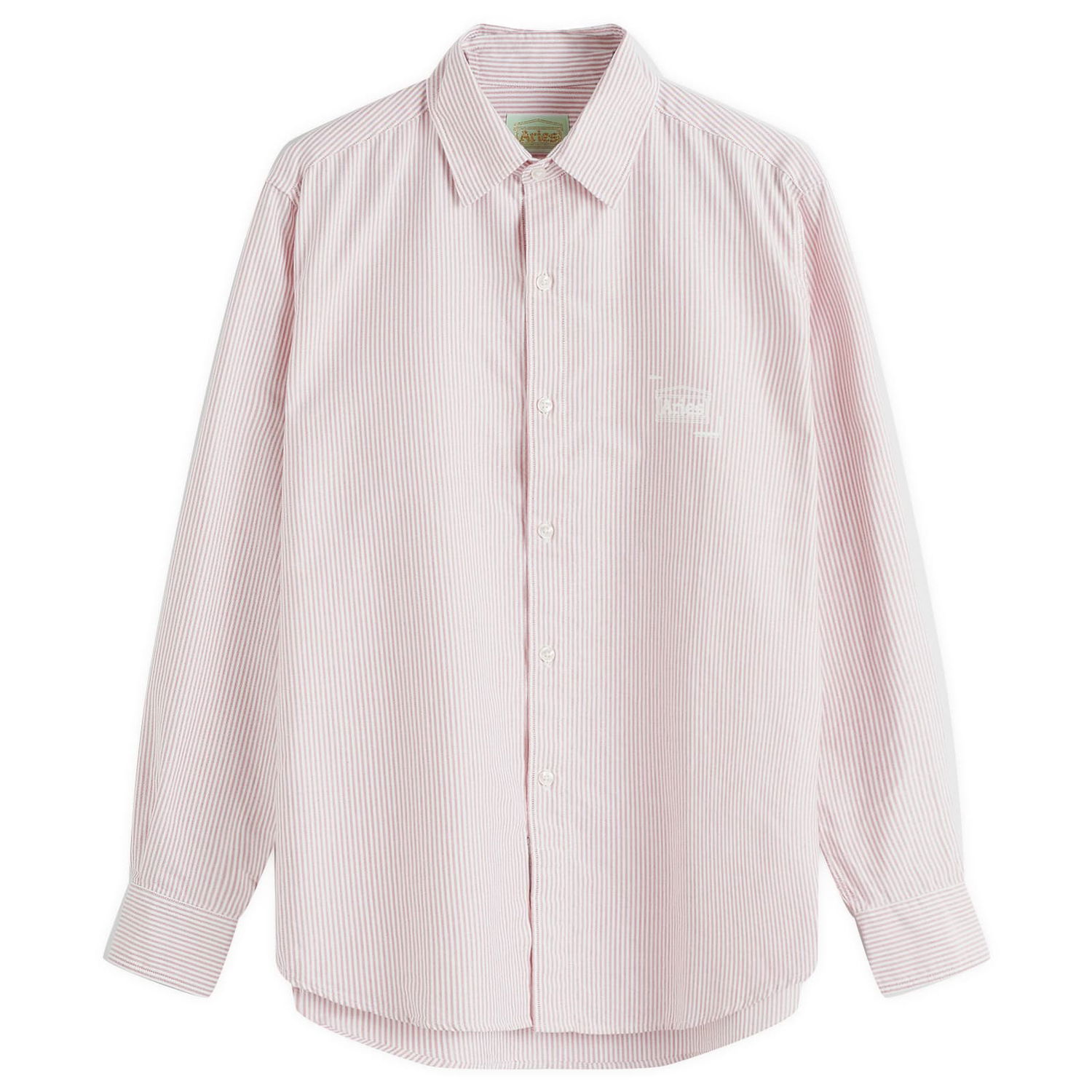 Риза Aries Stripe Oxford Shirt Червено | AR40106-RED, 0