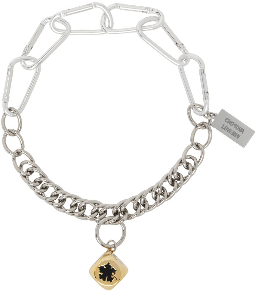 Колие Chopova Lowena Lucky Dice Charm Necklace Металик | 6523, 0