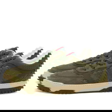 Кецове и обувки Gucci Re-Web Sneaker Зелено | 831661-AAEX3-3343, 2