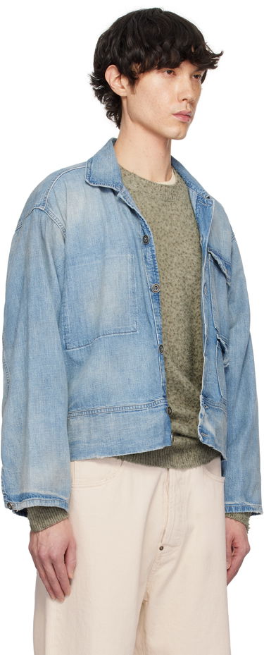 Яке Maison Margiela Maison Margiela Sports Denim Jacket Синьо | S50AM0637 M30021, 1