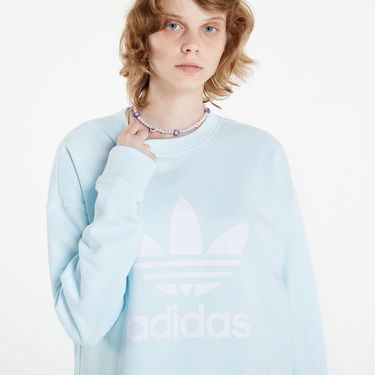 Суитчър adidas Originals Trefoil Crew Синьо | HL6678, 3