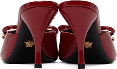Грижа за обувките Versace Versace Opera Bow Patent Heeled Sandals Червено | 1018239_D2VE_1RB3V, 1
