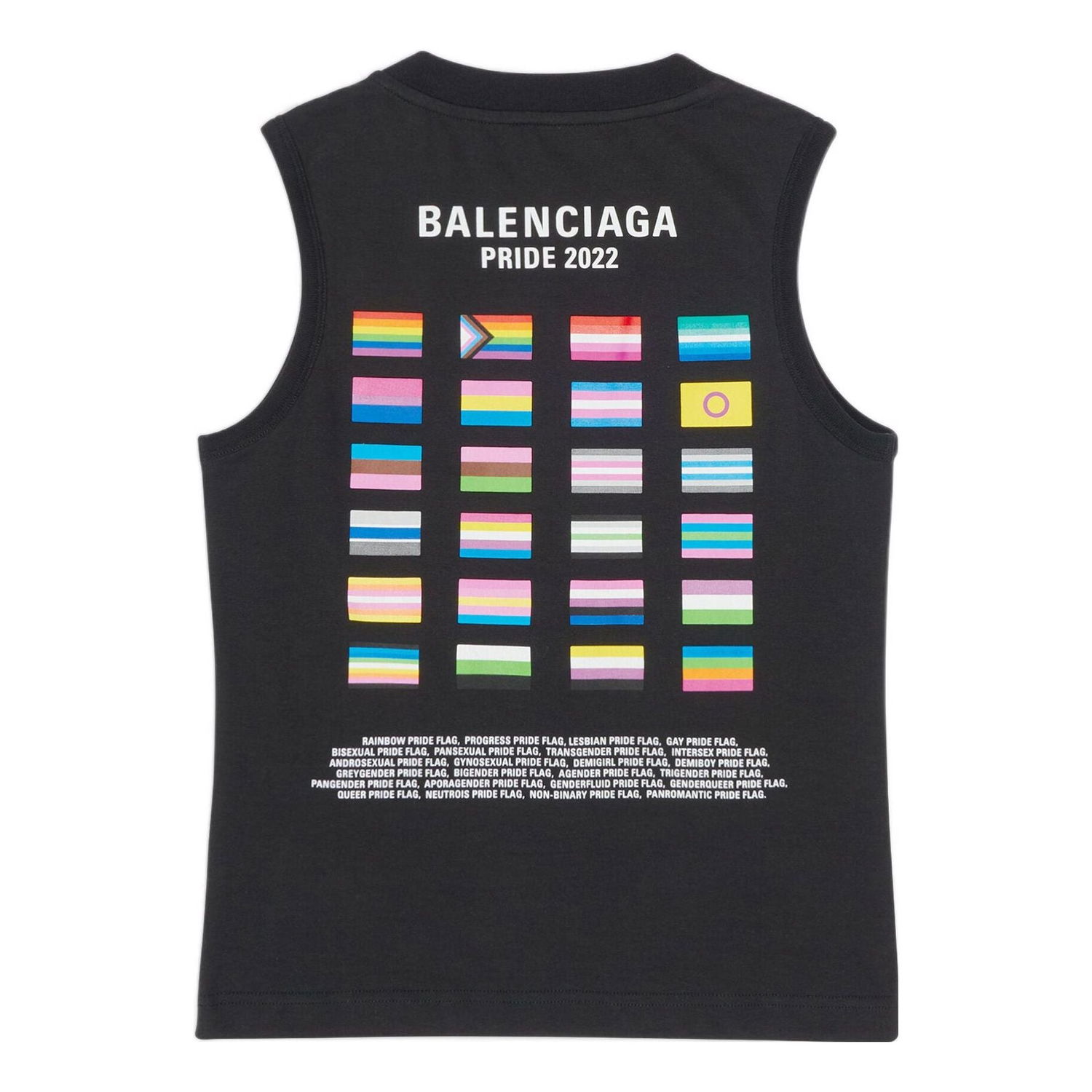Потник Balenciaga Pride 22 Tank Top Черно | 698102TMVO41070, 0