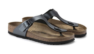 Кецове и обувки Birkenstock Gizeh "Metalic Black" Черно | 1021428, 2
