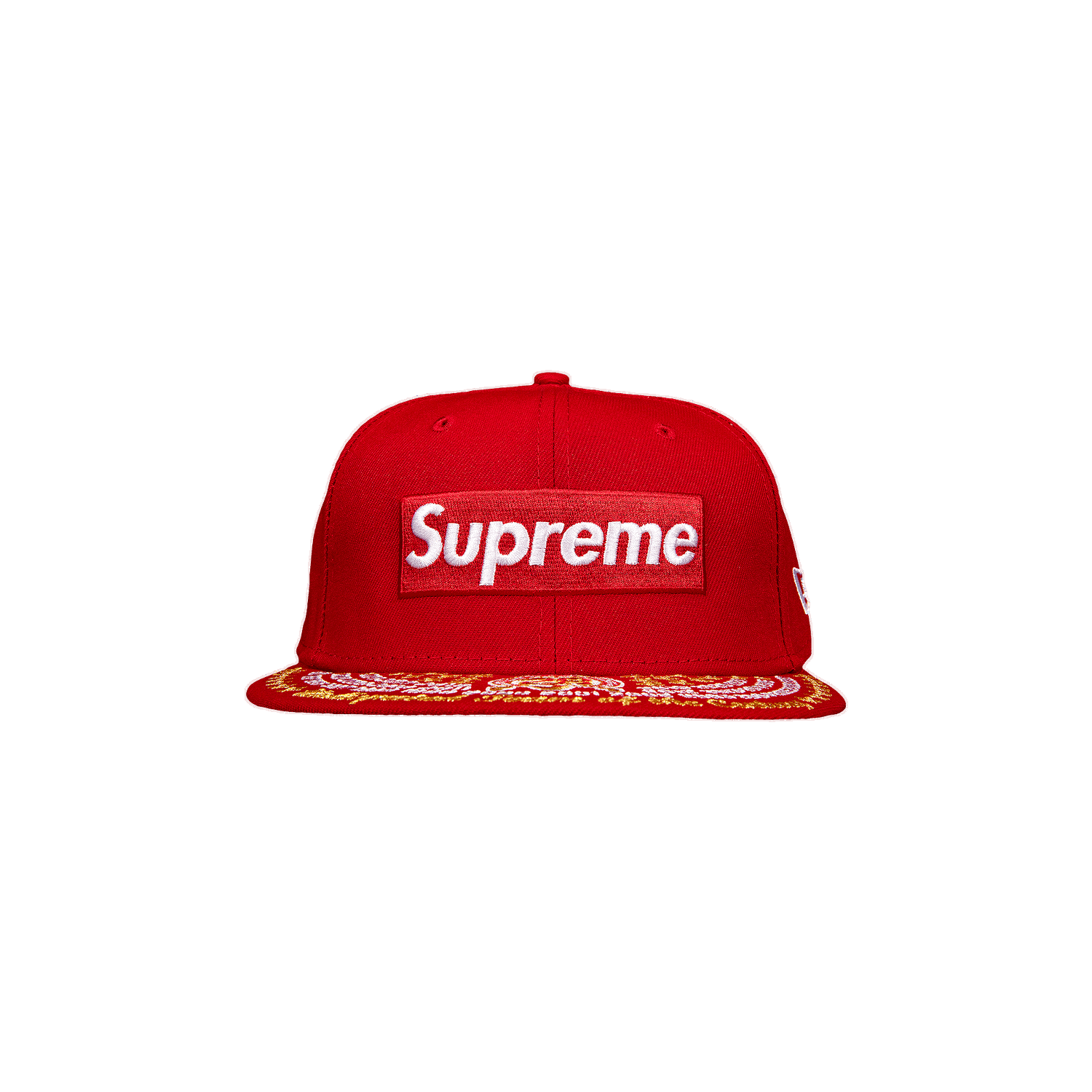 Шапка с козирка Supreme Undisputed Box Logo New Era Червено | FW21H53 RED, 0