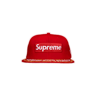 Шапка с козирка Supreme Undisputed Box Logo New Era Червено | FW21H53 RED, 0