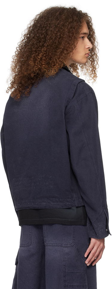 Яке We11done We11done Distressed Denim Jacket Тъмно синьо | WD-DJ0-24-381-U-NV, 2