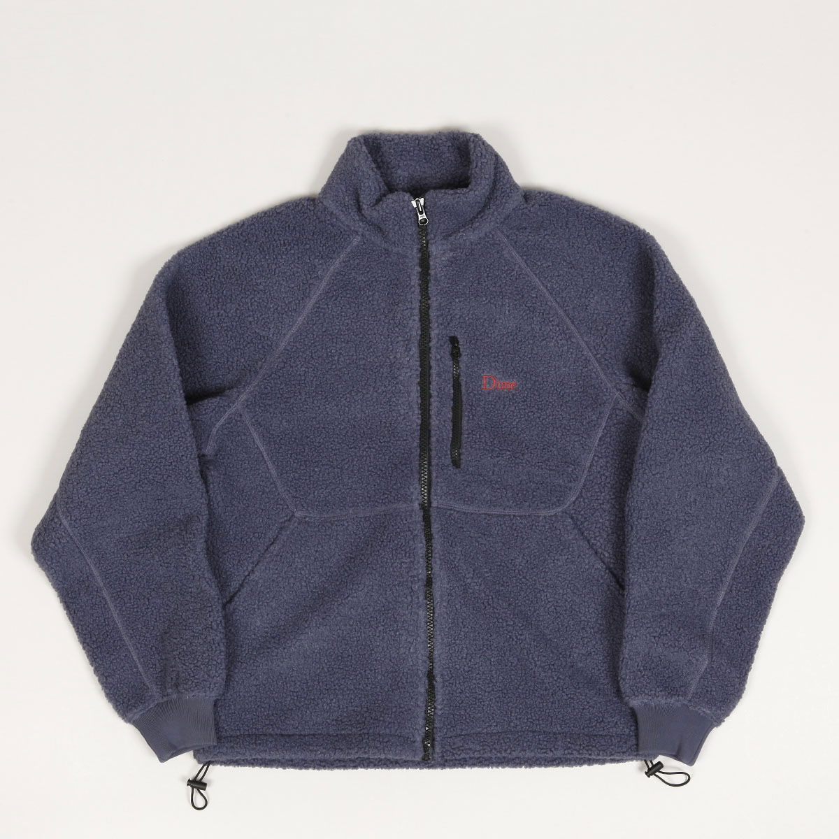 Пуловер Dime Sherpa Zip Crewneck Сиво | dimeho234gre, 0