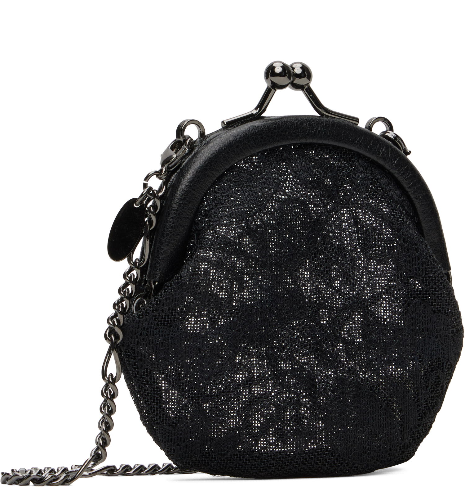 Портфейл Yohji Yamamoto YOHJI YAMAMOTO Clasp Coin Purse Черно | DP-A09-901, 1