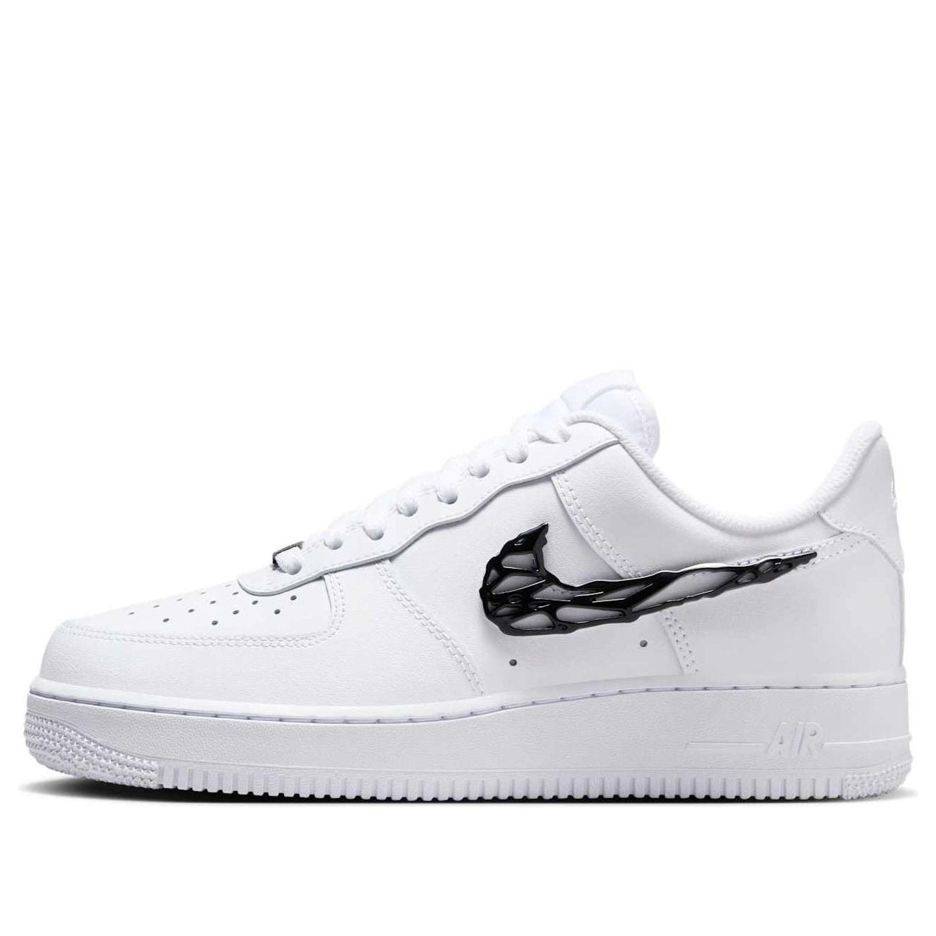 Кецове и обувки Nike Air Force 1 Low 'Liquid Metal Swoosh' Бяло | IF1686-101, 0