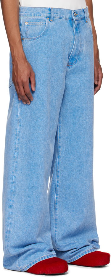 Дънки Marni Marni Organic Wide-Leg Jeans Синьо | PUJU0103A0 USCW91, 1