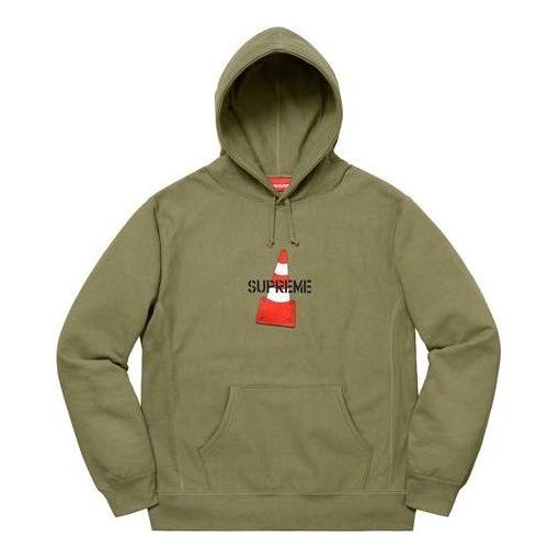 Суитчър Supreme Supreme Cone Hooded Sweatshirt Зелено | SUP-FW19-104