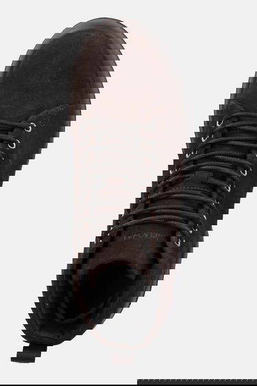 Кецове и обувки Moon Boot MEZZALUNA LACE UP MID SUEDE Boots Кафяво | 80D2500030.M010, 3