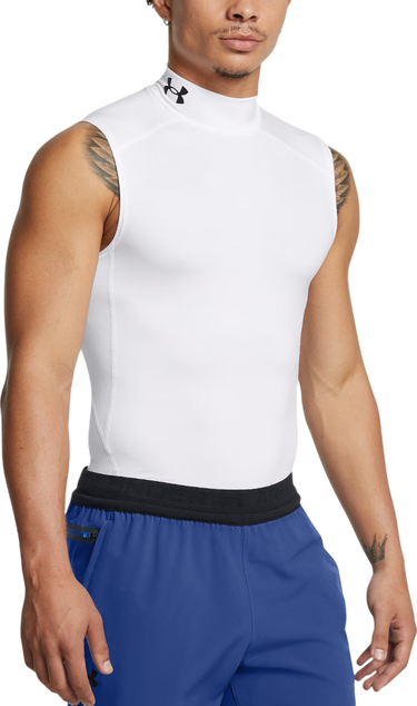 Потник Under Armour Compression Mock Sleeveless Tank Top Бяло | 1361521-100, 0