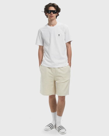 Тениска AMI Contrasted Ami De Coeur T-Shirt Бяло | HTS346.724-100, 2