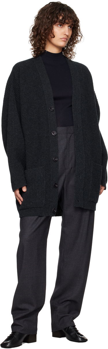 Панталони LEMAIRE Pleated Tailored Trousers Тъмно синьо | PA1093 LF1280, 3