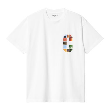 Тениска Carhartt WIP Short Sleeve Graphic Logo T-Shirt Бяло | I033673_5, 3