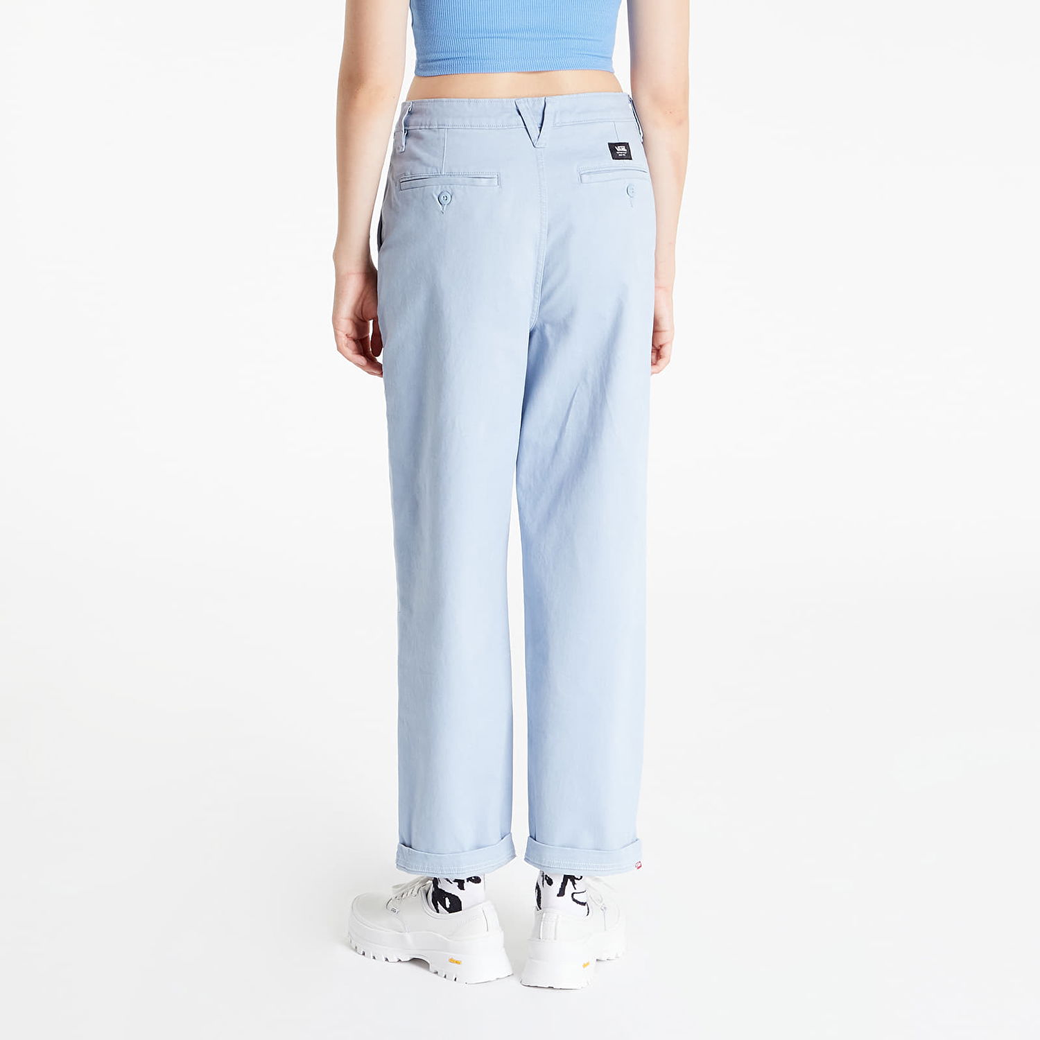 Панталони Vans Relaxed Authentic Chino Синьо | VN0A7RPABD21, 1