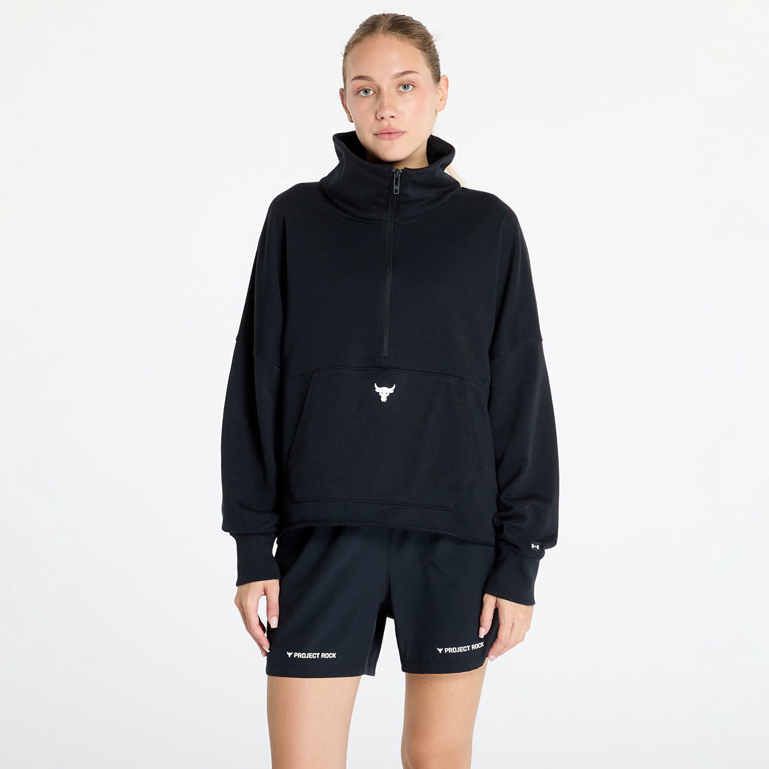 Суитчър Under Armour Project Rock Half Zip Pullover Black Черно | 1387760-001, 0