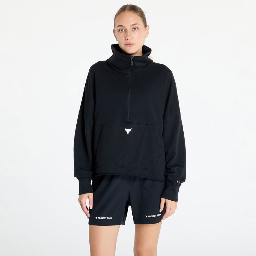 Суитчър Under Armour Project Rock Half Zip Pullover Black Черно | 1387760-001