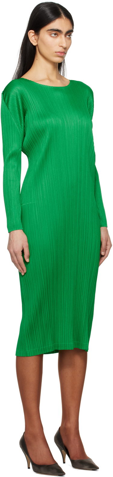 Pокля Pleats Please Issey Miyake Issey Miyake Pleats Please Monthly Colors Midi Dress Зелено | PP56JH126, 1