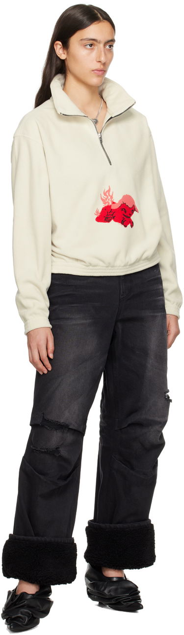 Дънки We11done We11done Shearling Cuff Jeans Черно | WD-DP3-23-316-W-BK, 3